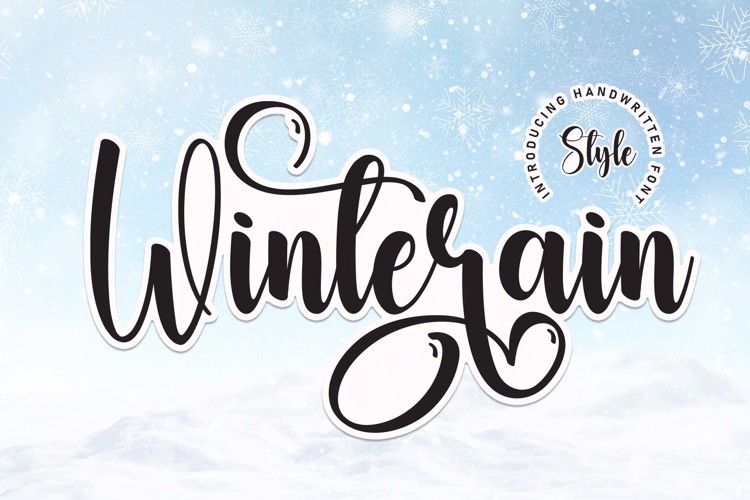 Winterain Font