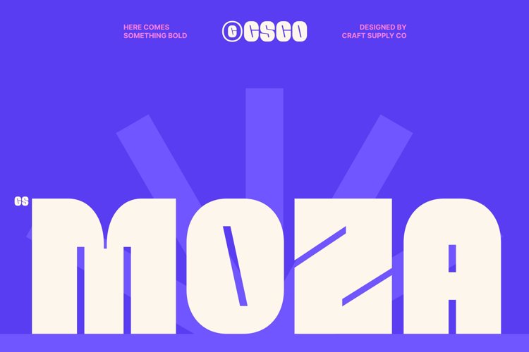 Preview of CS Moza Font