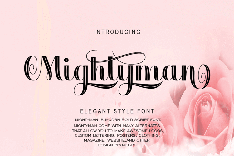 Mightyman Font