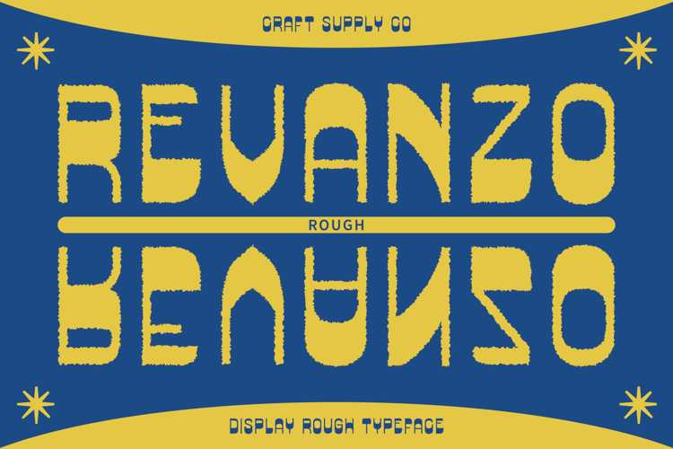 Revanzo Rough Font