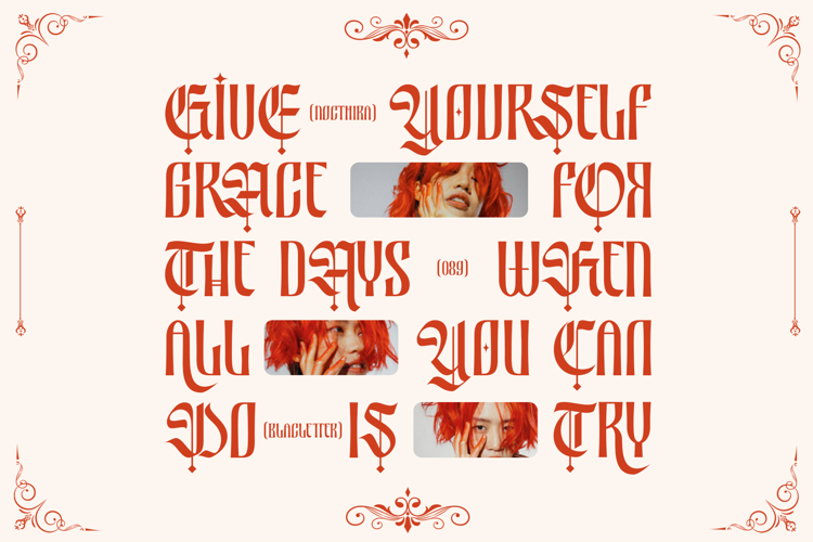 Preview of Nocthira Font