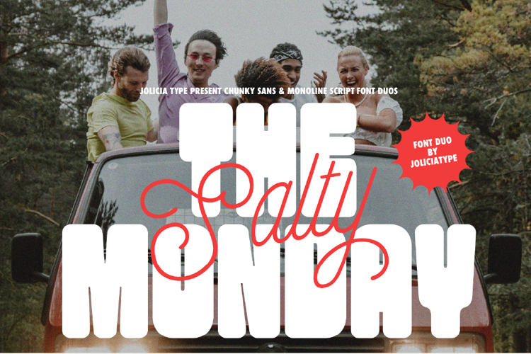Preview of The Salty Monday Font