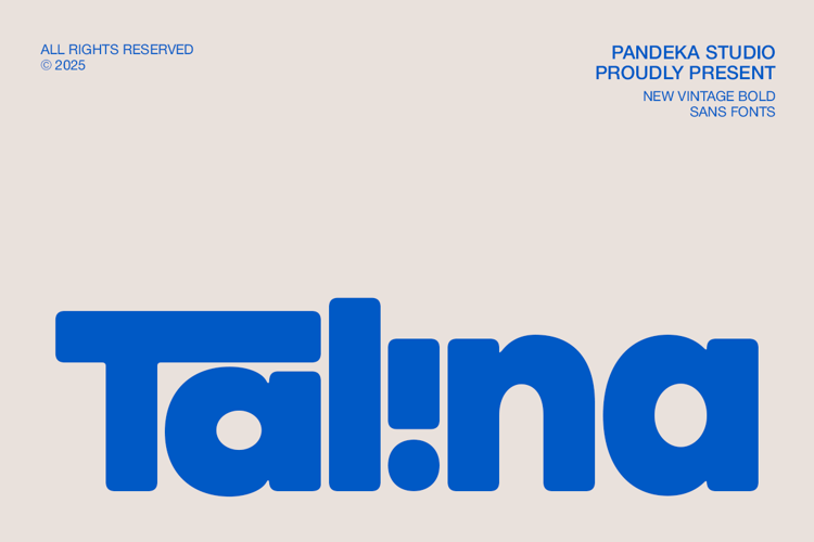 Preview of Talina Font
