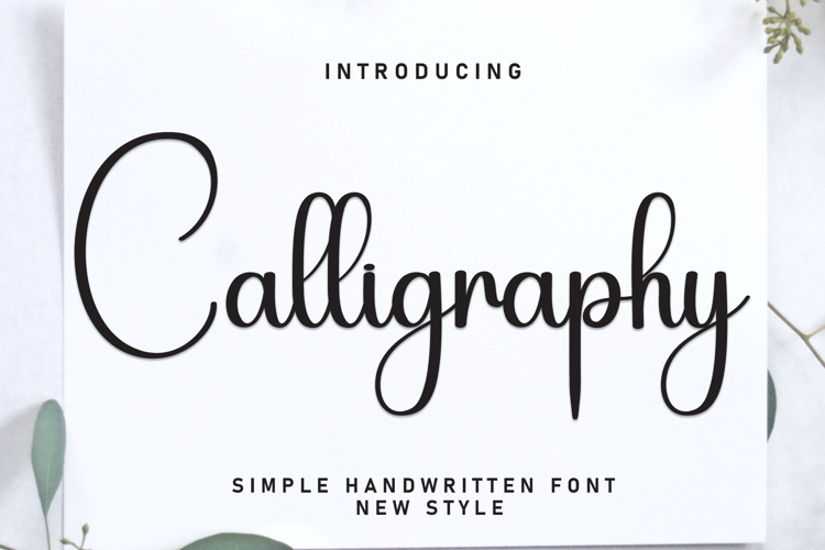 Preview of Calligraphy Font