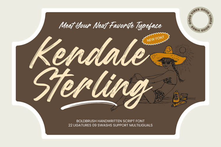 Preview of Kendale Sterling Font