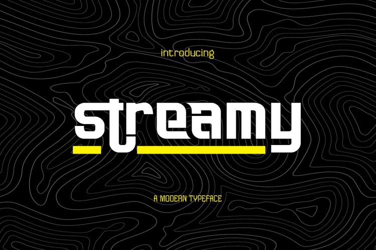 Streamy Light Font