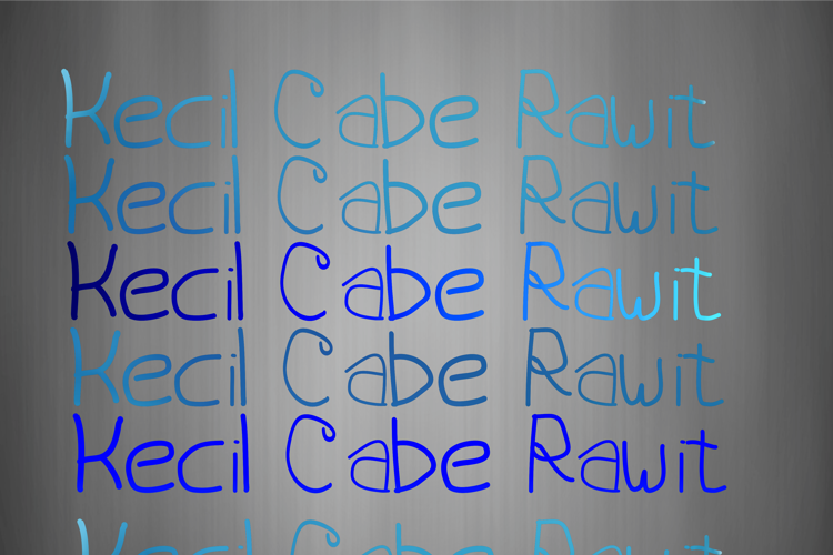 Kecil Cabe Rawit Font