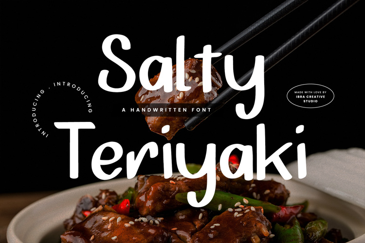 Salty Teriyaki Font