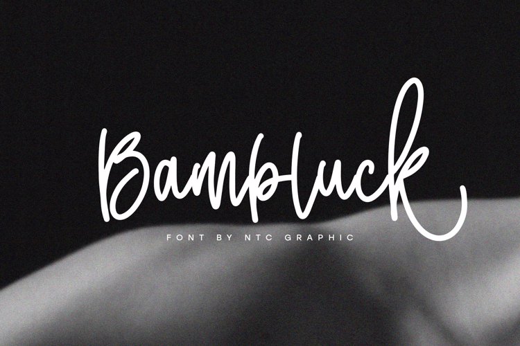 Preview of Bambluck Font