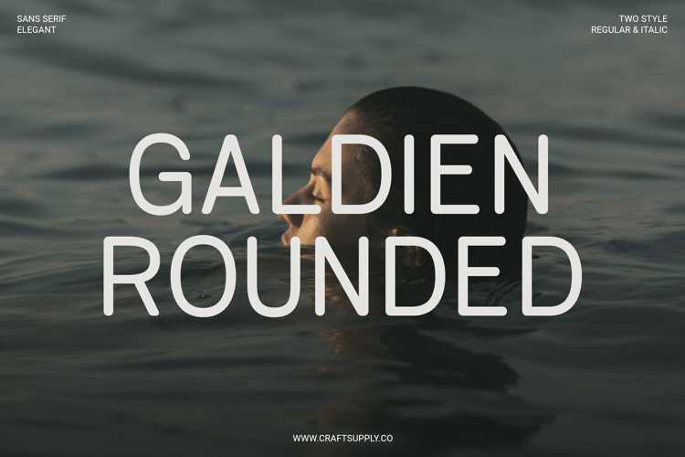 Galdien Rounded Font