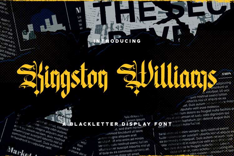 Kingston Williams Font