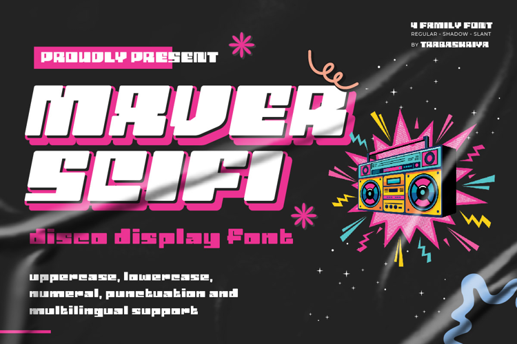 Preview of Maver Scifi Font