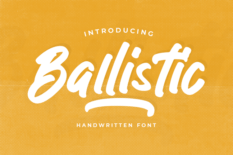 Ballistic Font