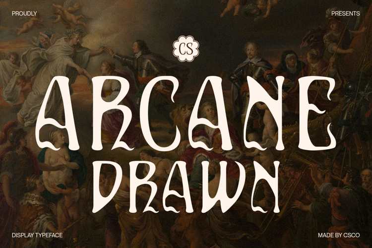 Preview of CS Arcane Drawn Font