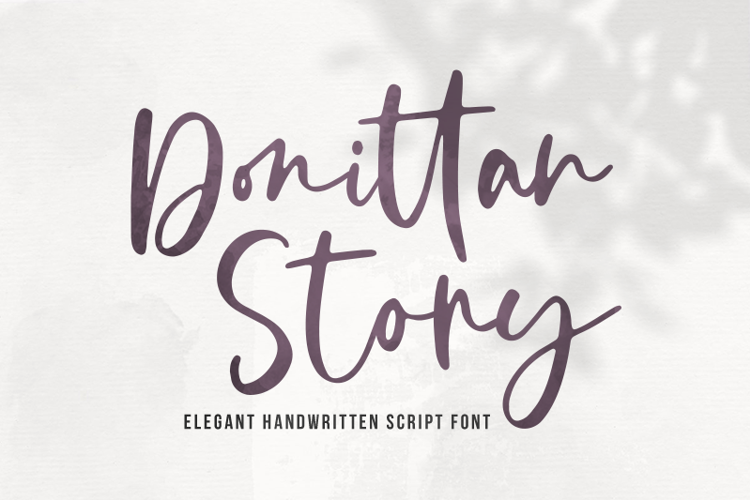 Donittan Story Font