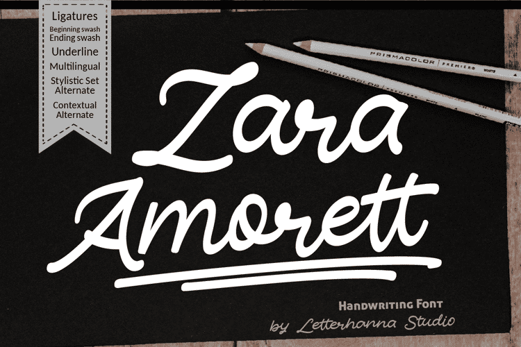 Zara Amorett Font