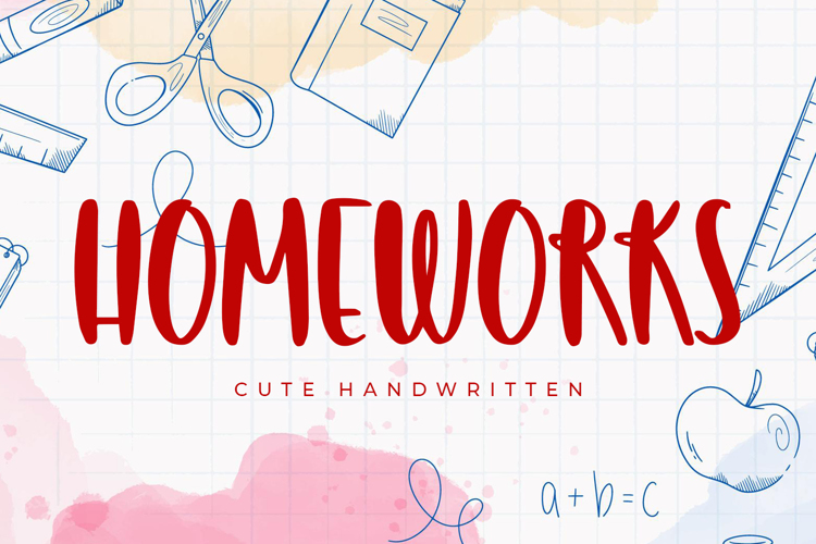 Homeworks Font