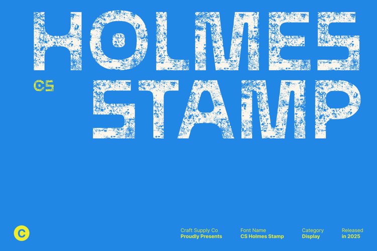 Preview of CS Holmes Stamp Font