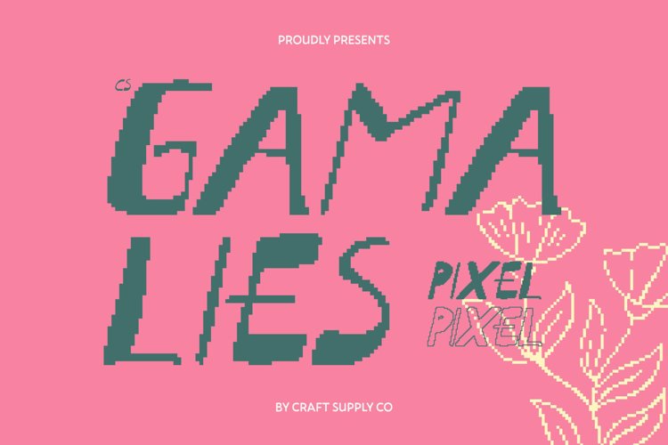 Preview of CS Gamalies Pixel Font