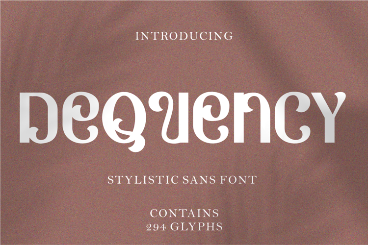 Dequency Font