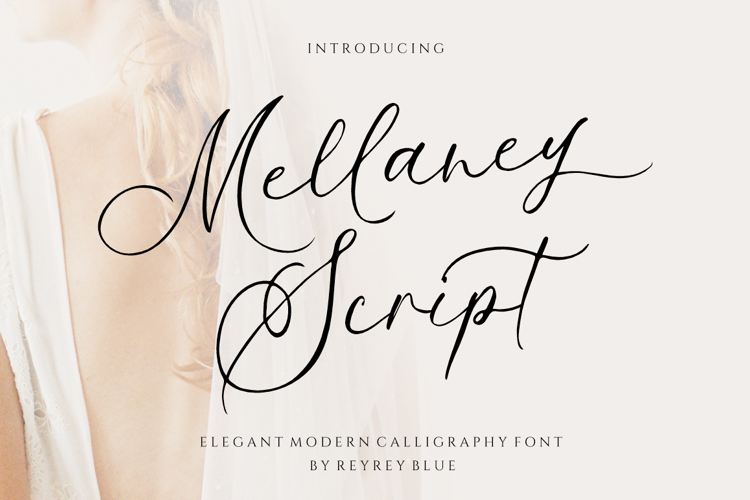 melanie script font free