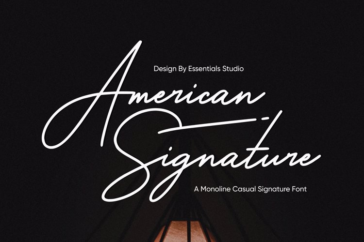 American Signature Font