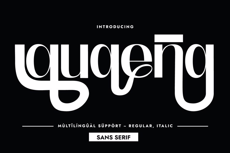 Preview of Quaena Font