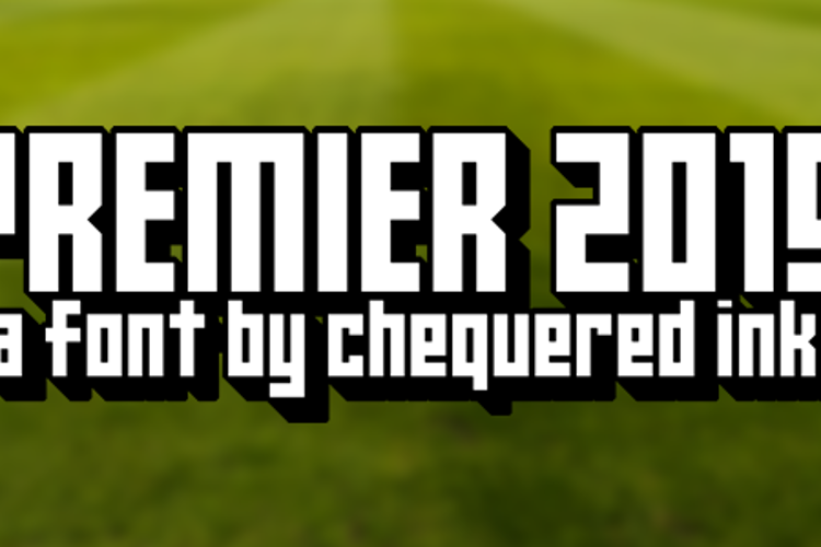 Premier 2019 Font