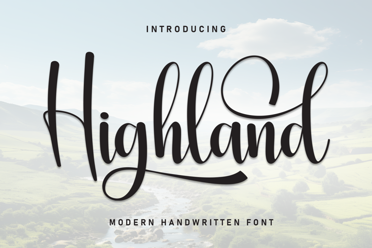 Preview of Highland Font