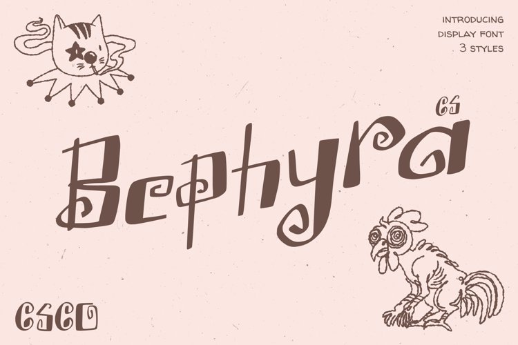 Preview of CS Bephyra Font