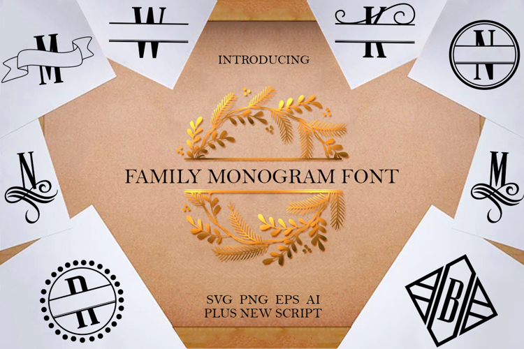 Family Monogram Font