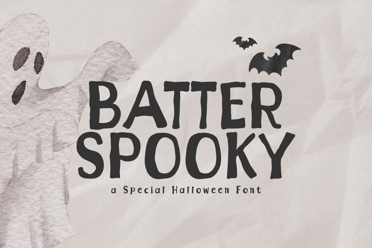 Preview of Batter Spooky Font