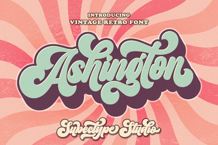 Retro Ashington - Vintage Font