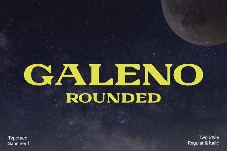 Galeno Rounded Font