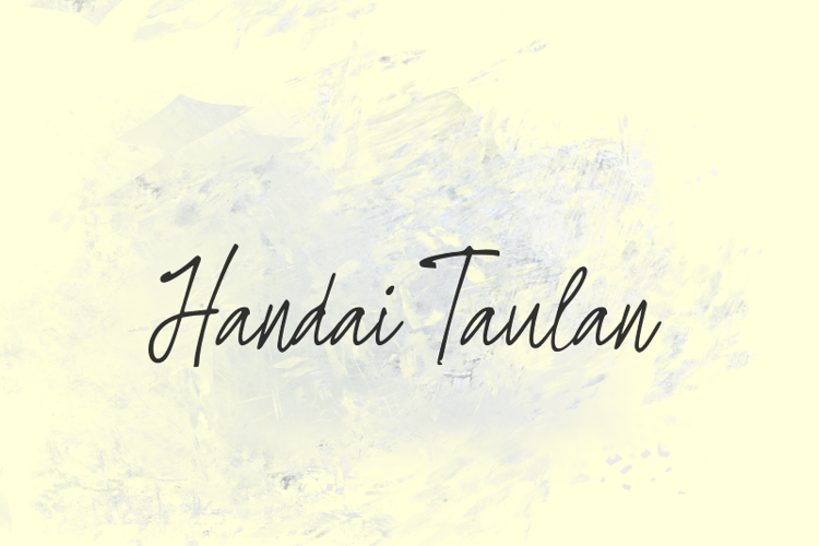 h Handai Taulan Font