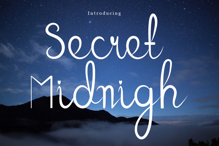 Secret Midnigh Font