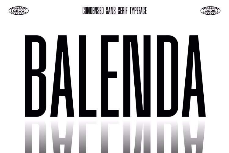 Preview of CS Balenda Font