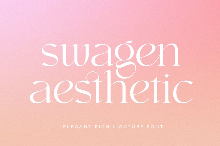 swagen aesthetic Font