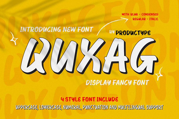 QUXAG Font