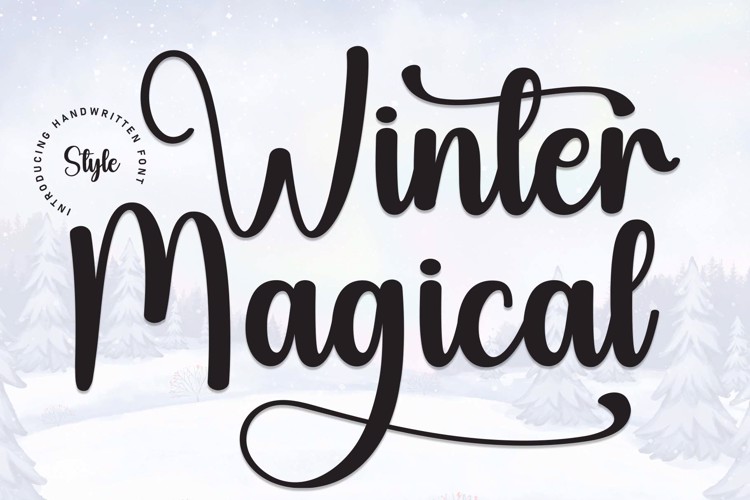 Winter Magical Font