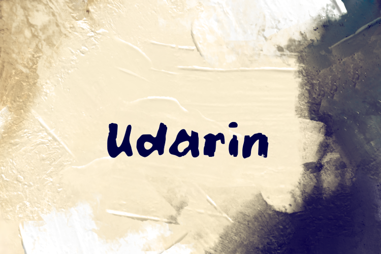 Preview of u Udarin Font