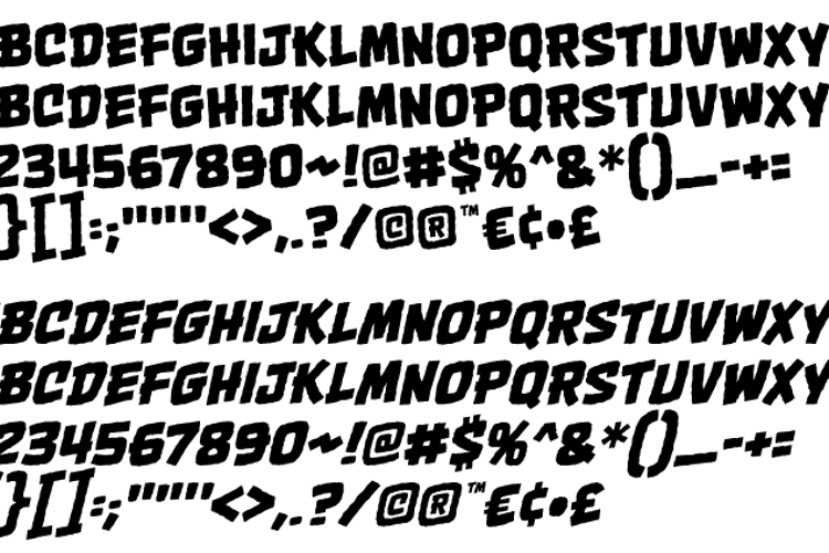 OneTwoPunch BB Font
