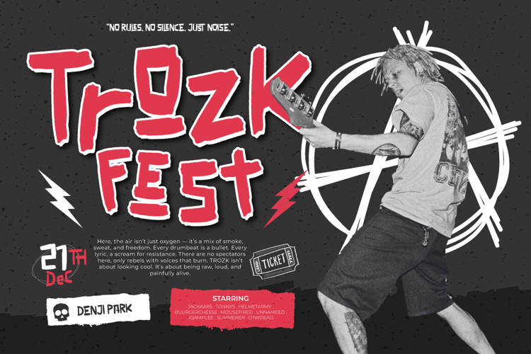 Preview of Notha Fokal Font