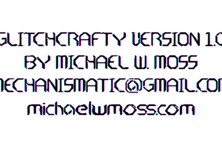 Glitchcrafty Font