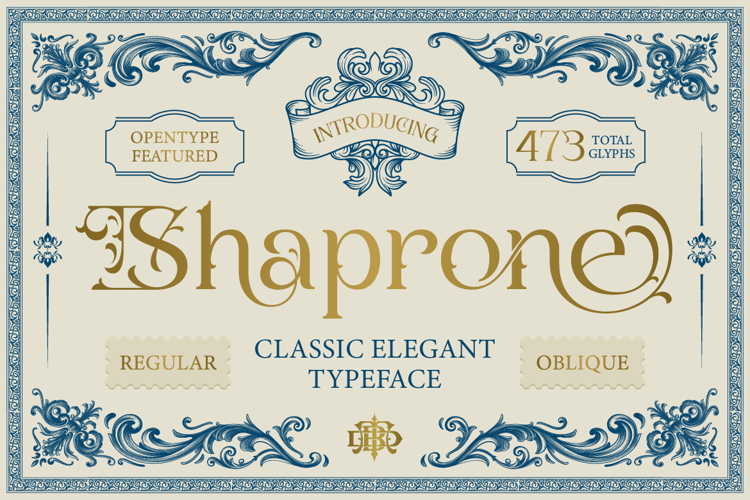 Preview of Shaprone Font
