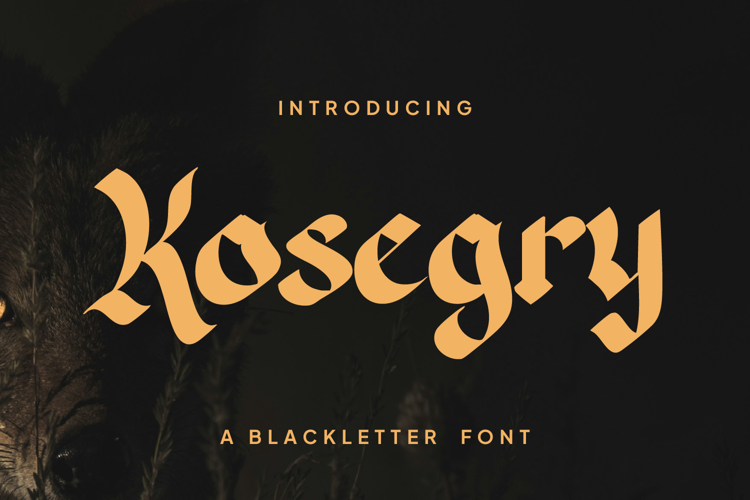 Preview of Kosegry Font