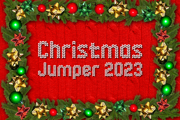 Christmas Jumper 2023 Font