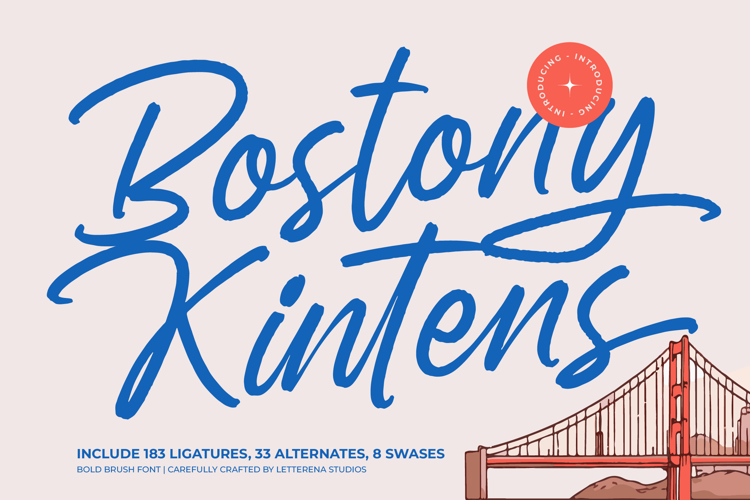 Bostony Kintens VERSION Font