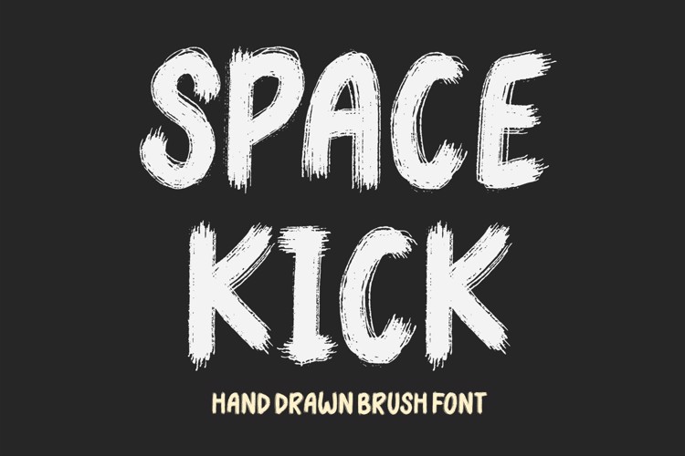 Preview of Space Kick Font
