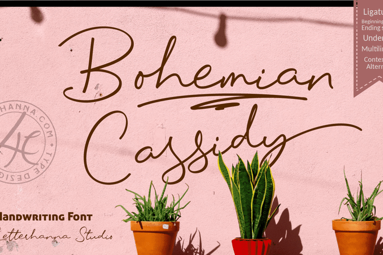 Bohemian Cassidy Font